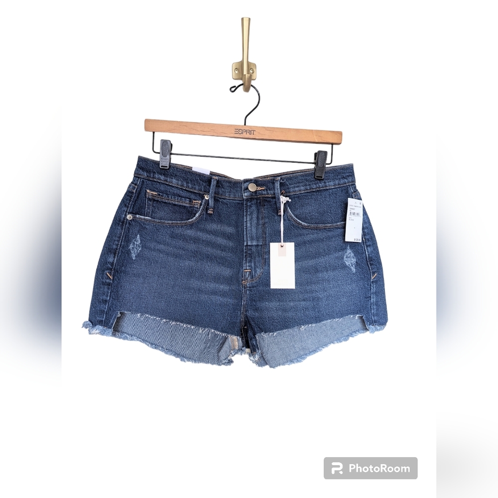 NWT Good American Jean Shorts
